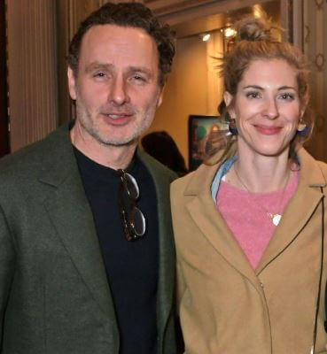 Gael Anderson with her husband Andrew Lincoln.